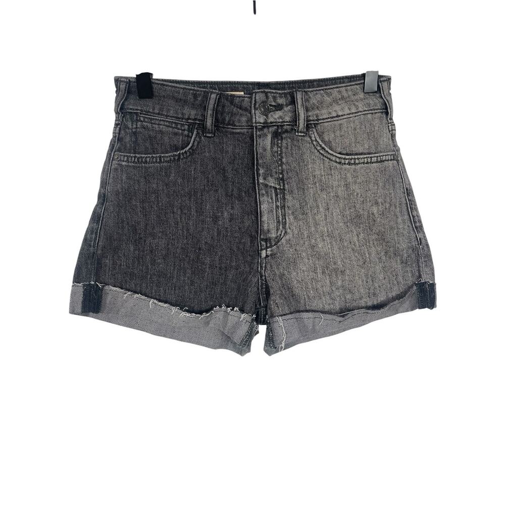 Anthropologie Pilcro The Signature High Rise Shorts Two Toned Size 25 - Picture 2 of 7